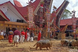 Celebration of a house (Mangrana banua)