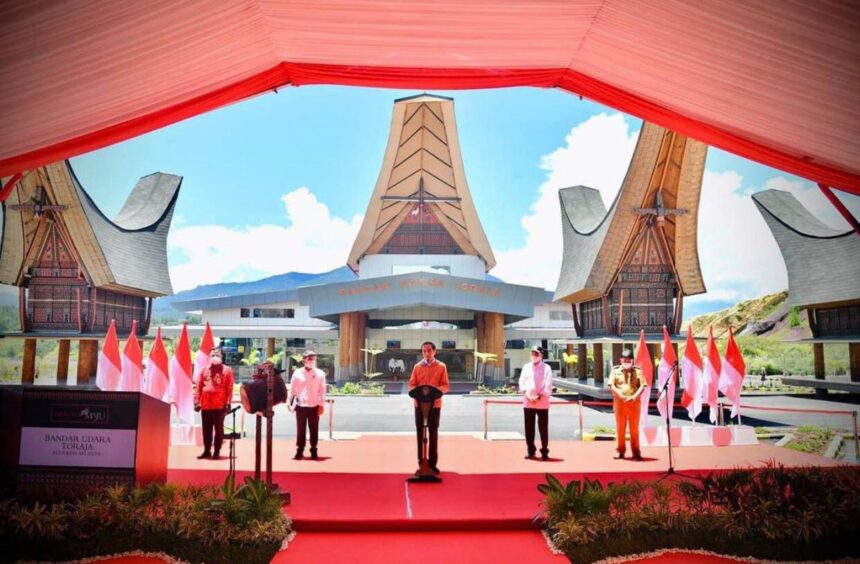 President Joko Widodo officially introduced the Toraja Airport