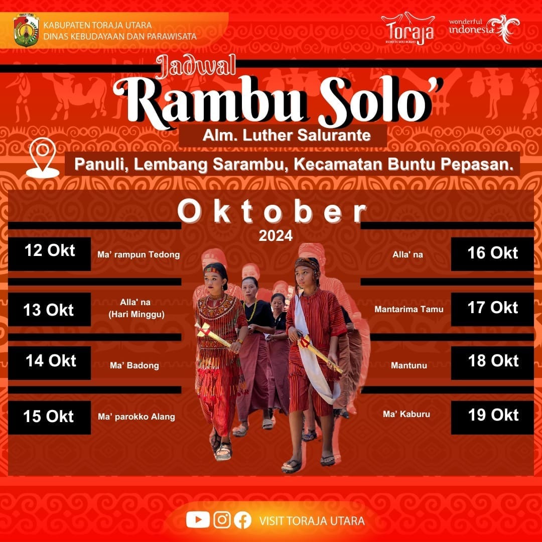 Rambu Solo’ Alm. Luther Salurante