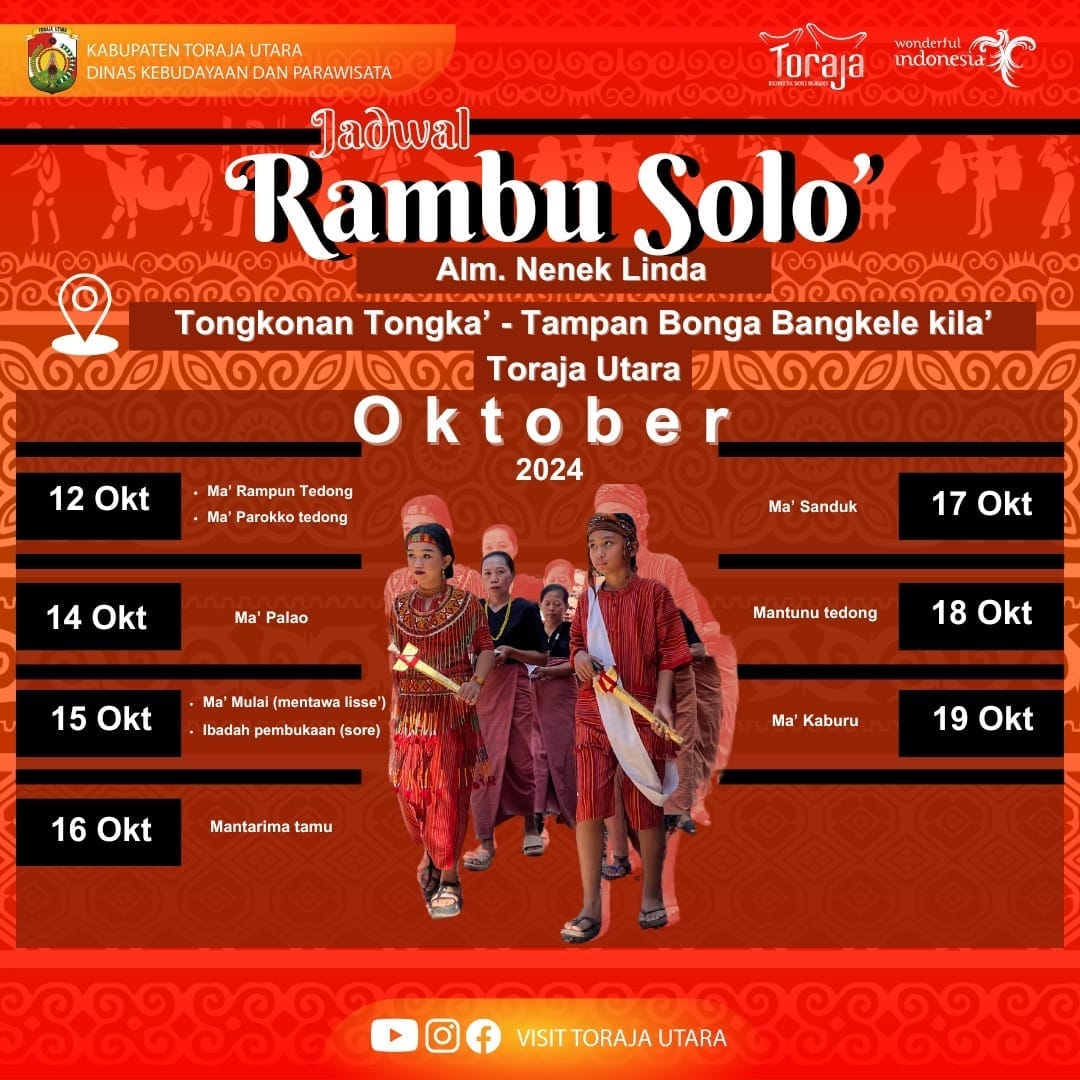 Rambu Solo’ Almh. Ibu Yuliana Manapa’ Pirade’ (Nenek Linda)