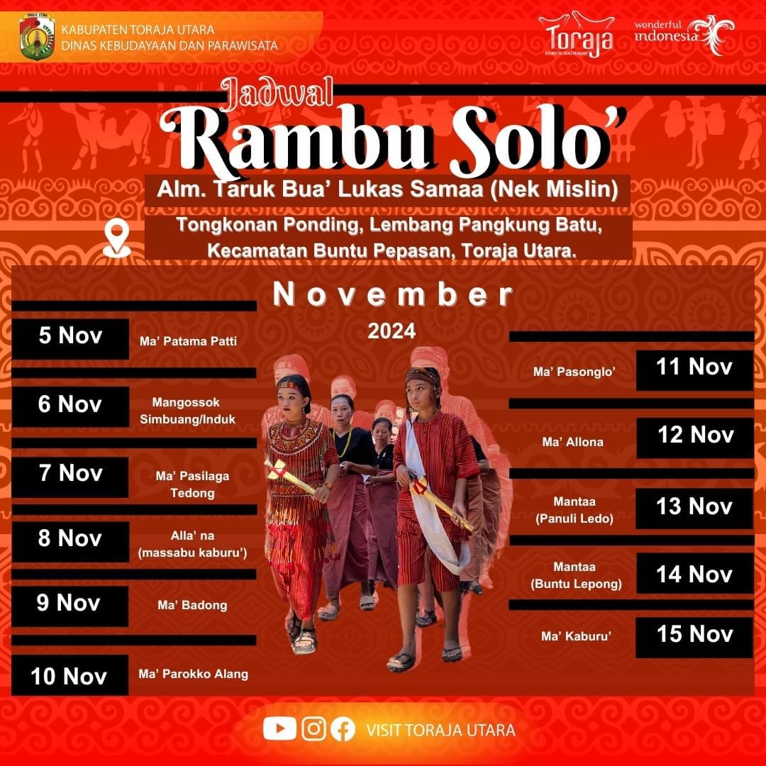Rambu Solo’ Alm. Taruk Bua' Lukas Samaa (Nek Mislin)