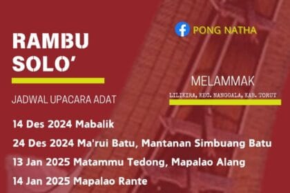 Rambu Solo’ Alm. Petrus Situru Renta & Almh. Maria Iman