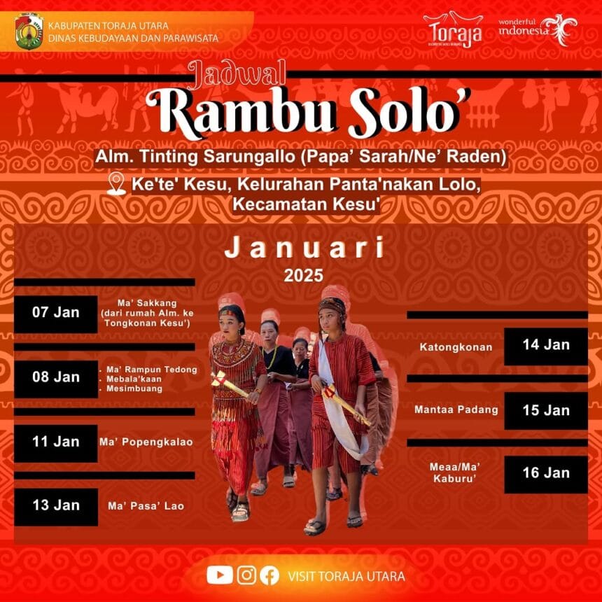Rambu Solo’ Alm. Tinting Sarungallo (Papa' Sarah - Ne' Raden)