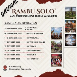 Rambu Solo’ Alm. Yosni Pakendek (Kakek Datulayuk)
