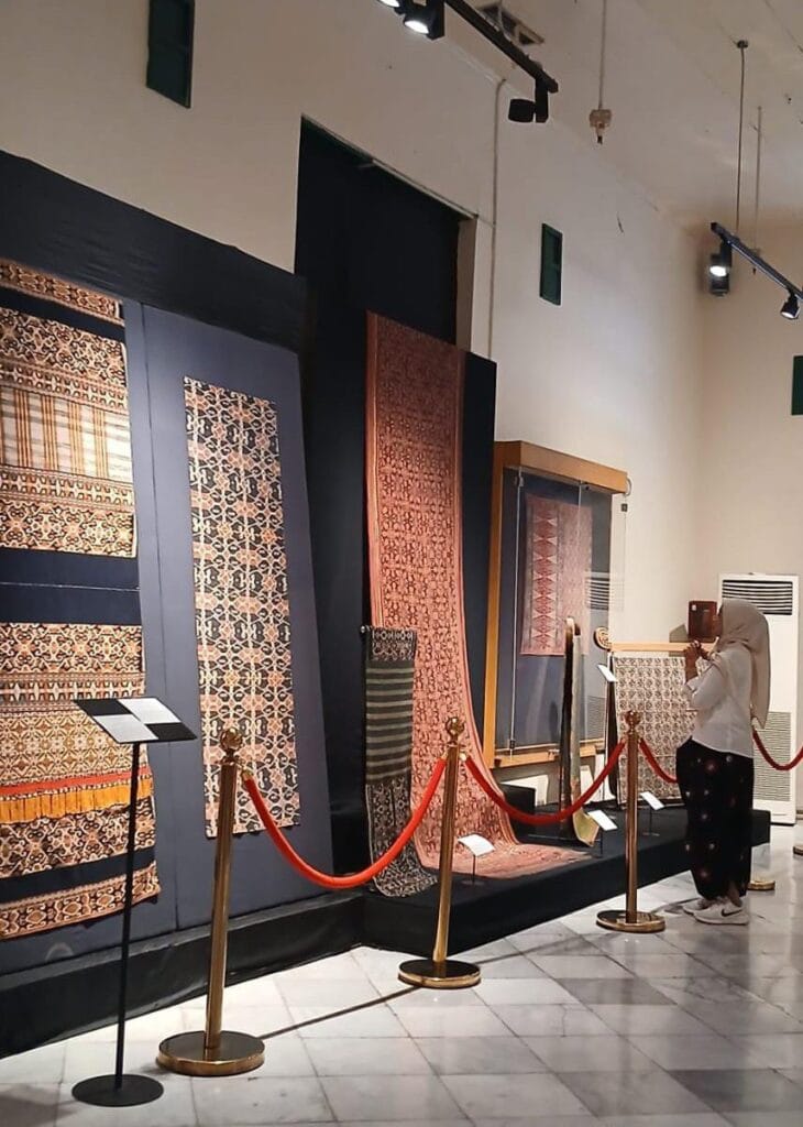 Pameran Catur Pada Wastra Indonesia di Museum Tekstil Jakart (Dok.Anny Marimbunna)
