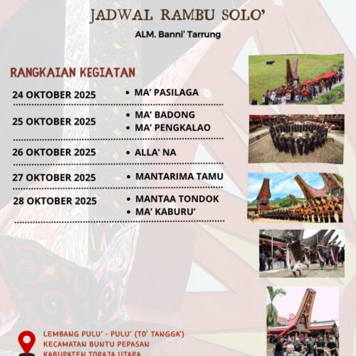 Rambu Solo’ Alm. Banni' Tarrung