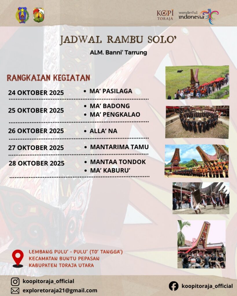 Rambu Solo’ Alm. Banni' Tarrung