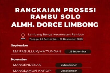 Rambu Solo’ Almh. Dorce Limbong