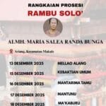 Rambu Solo’ Almh. Maria Salea Randa Bunga