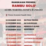 Rambu Solo’ Almh. Martha Sompa Bandaso