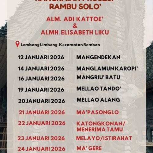Rambu Solo’ Alm. Adi Kattoe' & Almh. Elisabeth Liku