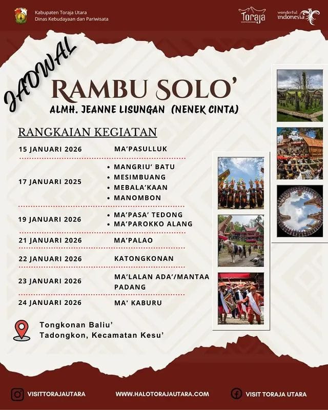 Rambu Solo’ Almh. Jeanne Lisungan (Nenek Cinta)