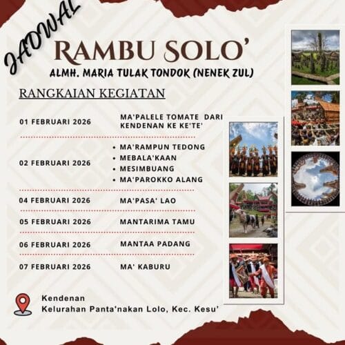 Rambu Solo’ Almh. Maria Tulak Tondok (Nenek Zul)