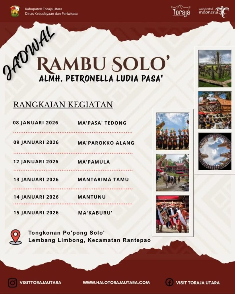 Rambu Solo’ Almh. Petronella Ludia Pasa'