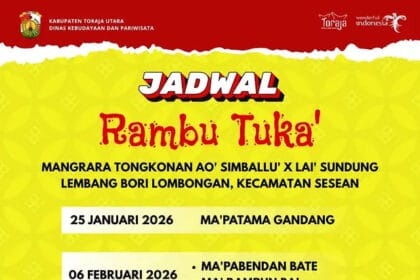Syukuran Mangrara BanuaMerok Tongkonan Ao' Simballu' x Lai' Sundung - Upacara Rambu Tuka’ Toraja