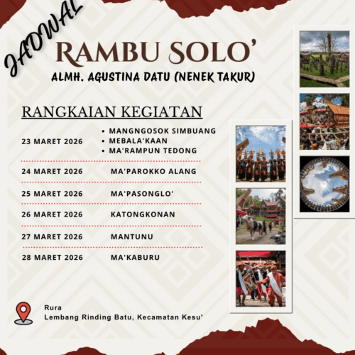 Rambu Solo’ Almh. Agustina Datu (Nenek Takur)