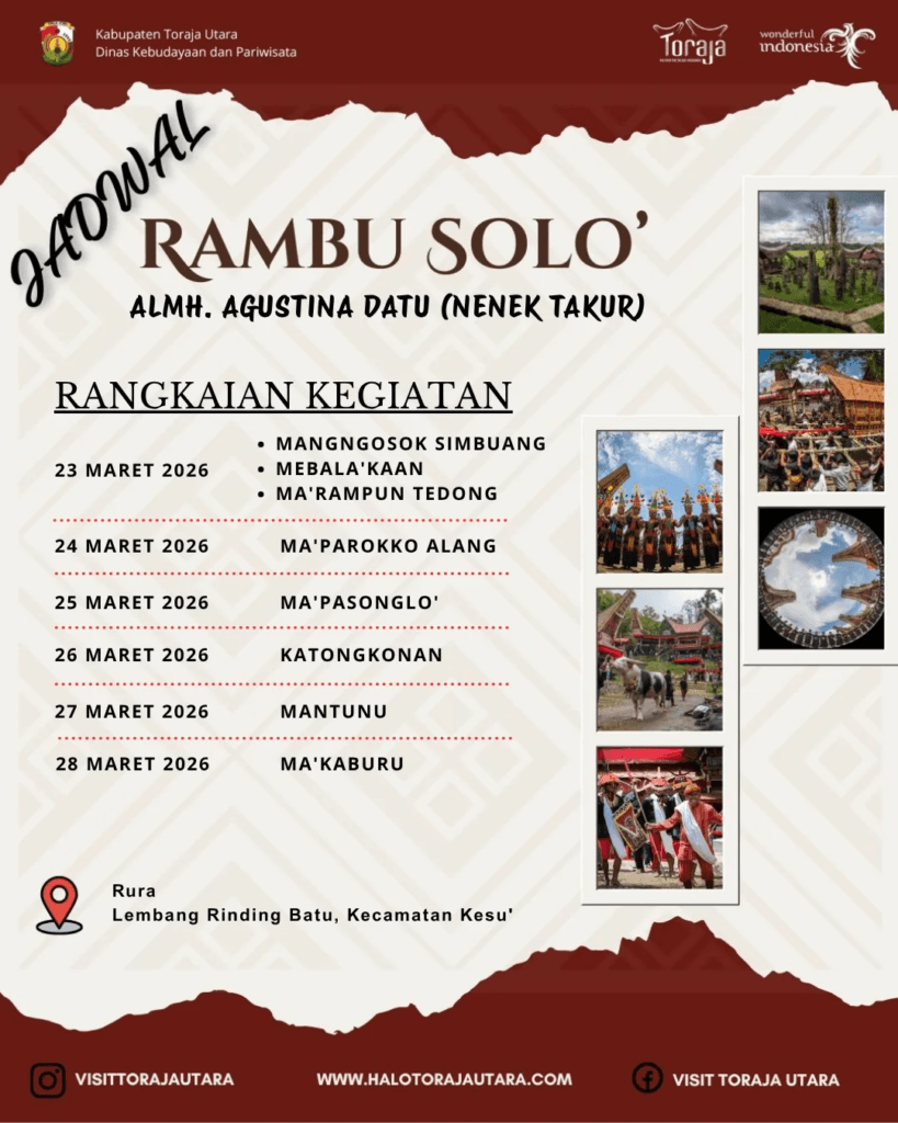 Rambu Solo’ Almh. Agustina Datu (Nenek Takur)