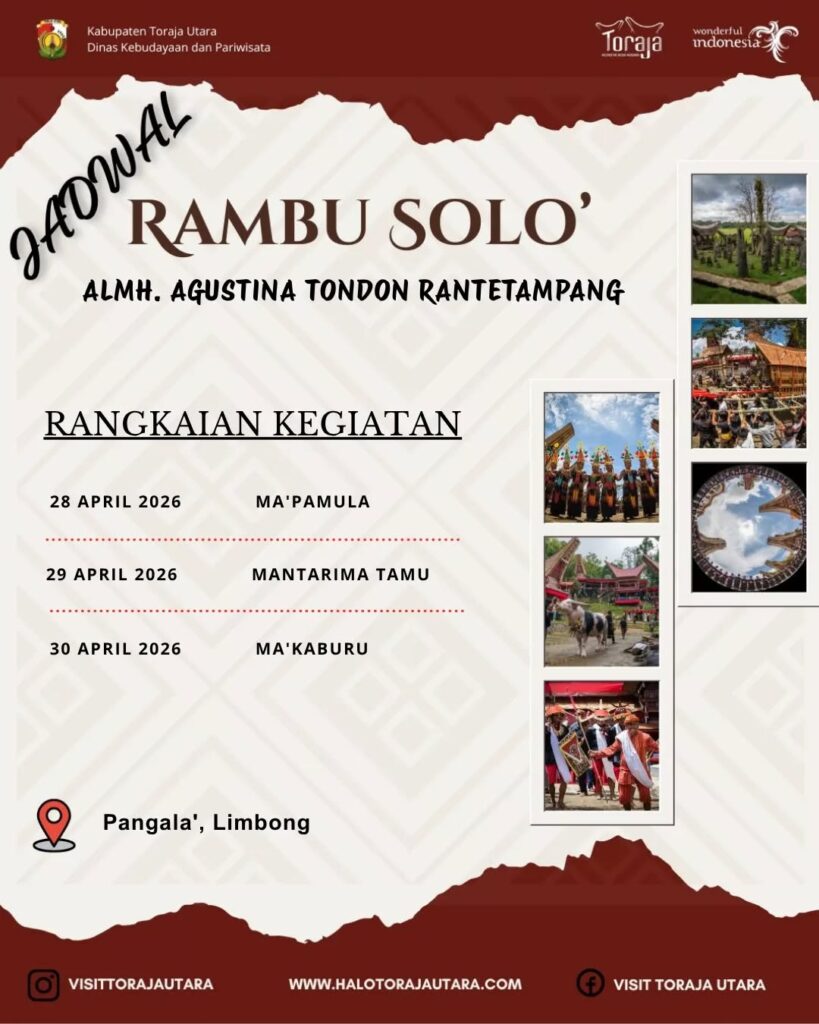 Rambu Solo’ Almh. Agustina Tondon Rantetampang