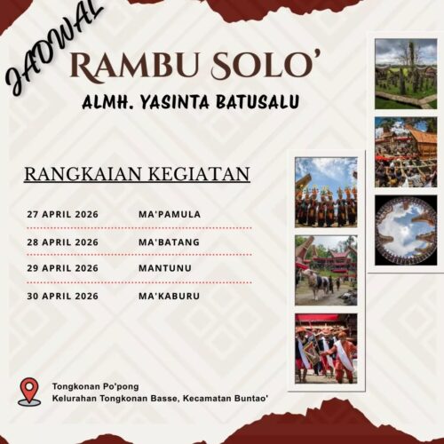 Rambu Solo’ Almh. Yasinta Batusalu