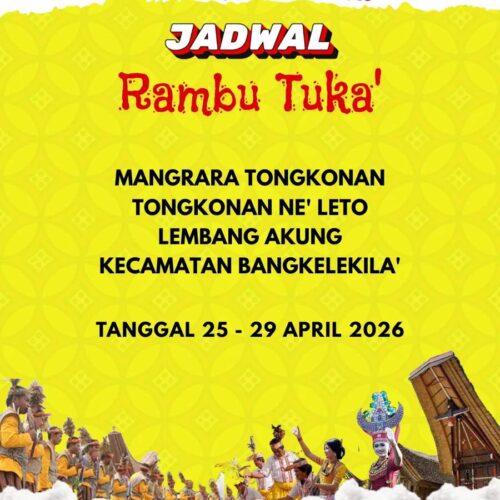 Syukuran Mangrara Banua (Merok) Tongkonan Ne'Leto - Upacara Syukuran Rambu Tuka’ Toraja