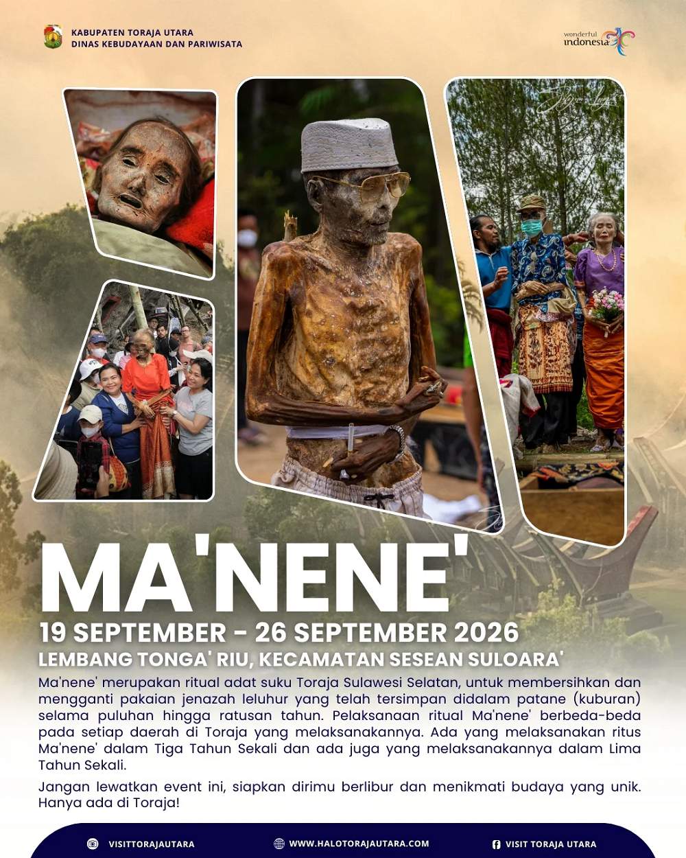 Ma'nene' Toraja - September 2026 (Lembang Tonga' Riu)