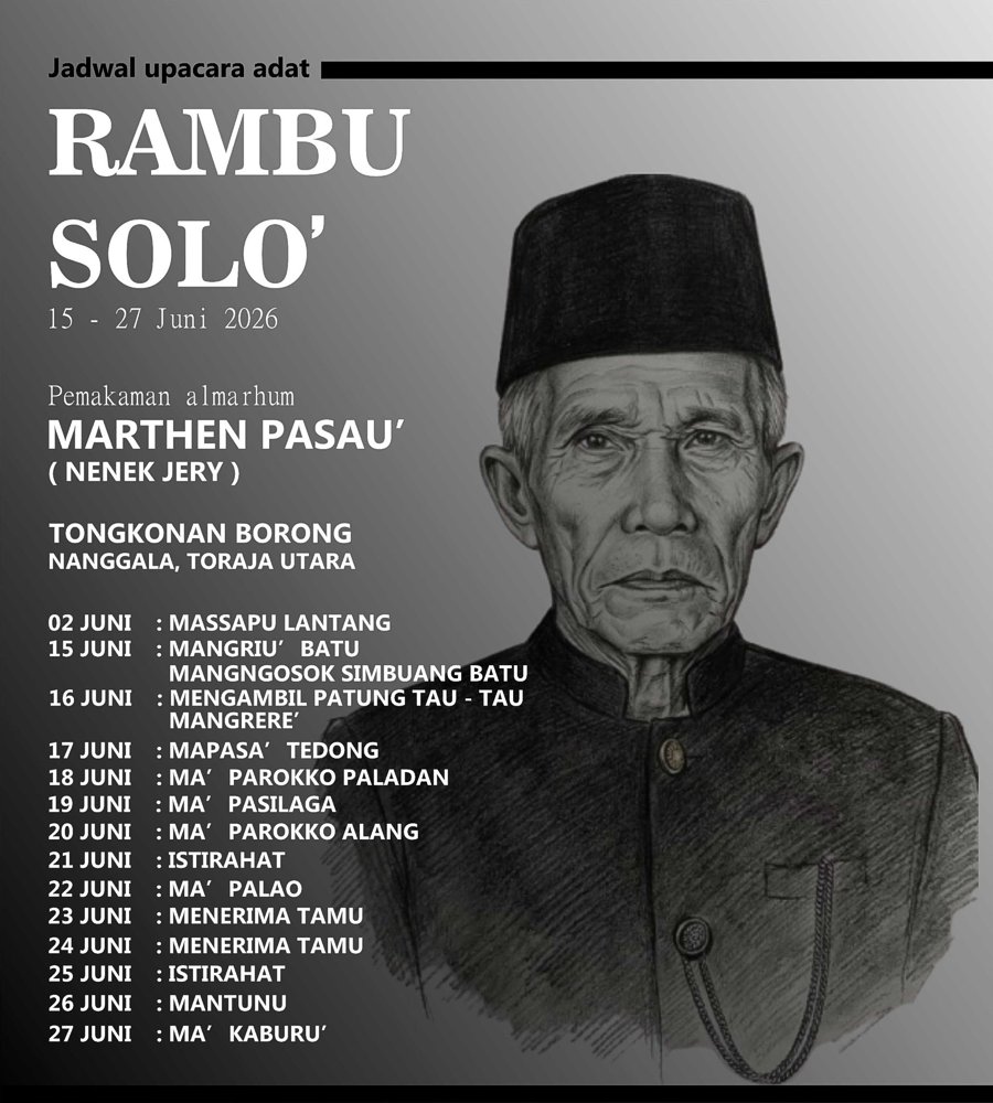 Pemakaman Adat Rambu Solo’ Alm. Marthen Pasau' (Nenek Jery) - Juni 2026