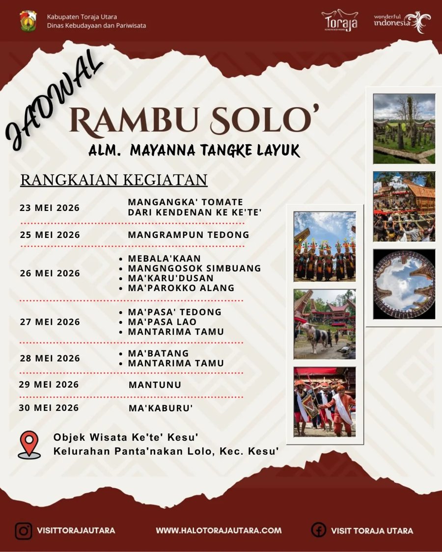 Rambu Solo’ Alm. Mayanna Tangke Layuk