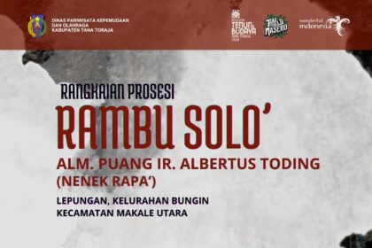 Rambu Solo’ Alm. Puang Ir. Albertus Toding (Nenek Rapa')