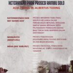 Rambu Solo’ Alm. Puang Ir. Albertus Toding (Nenek Rapa’)