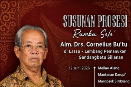 Pemakaman Adat Rambu Solo’ Alm. Drs. Cornelius Bu'tu - Juni 2026