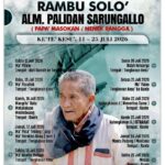 Pemakaman Adat Rambu Solo’ Alm. Palidan Sarungallo (Papa' Masokan) - Juli 2026