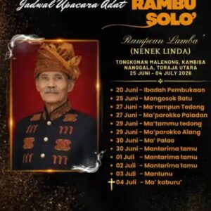 Pemakaman Adat Rambu Solo’ Alm. Rampean Lamba' (Nenek Linda) - Juni & Juli 2026