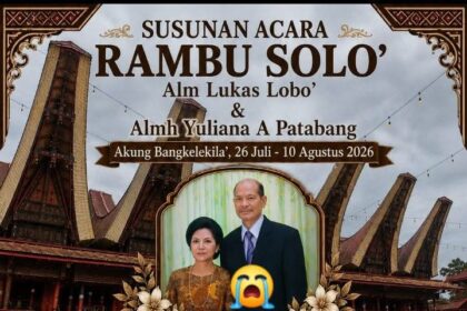 Pemakaman Adat Rambu Solo’ Alm. Lukas Lobo' & Almh. Yuliana A. Patabang - Agustus 2026