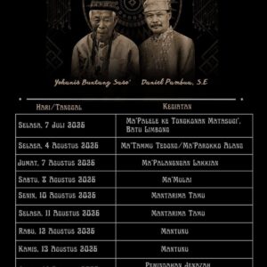 Pemakaman Adat Rambu Solo’ Alm. Yohanis Buntang Saso’ & Alm. Daniel Pambua’ - Agustus 2026