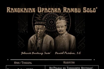 Pemakaman Adat Rambu Solo’ Alm. Yohanis Buntang Saso’ & Alm. Daniel Pambua’ - Agustus 2026