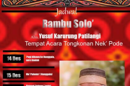 Pemakaman Adat Rambu Solo’ Alm. Yusuf Karurung Patilangi - Desember 2026