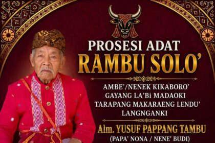 Pemakaman Adat Rambu Solo’ Alm. Yusuf Pappang Tambu (Nene' Budi) - Agustus & September 2026