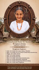 Rambu Solo’ (Acara Pemakaman Toraja) Almh. Rante Ne' Barana' - Oktober 2026