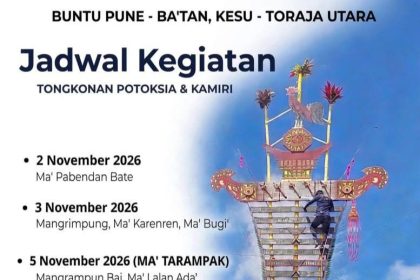 Syukuran Mangrara Banua (Merok) Tongkonan Potoksia & Kamiri - Upacara Syukuran Rambu Tuka’ Toraja